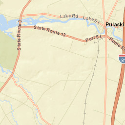 Port Ontario New York Street Map