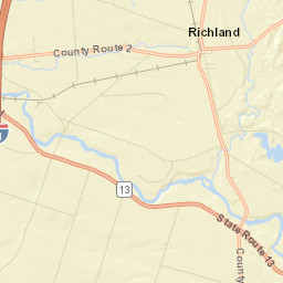 Pineville New York Street Map