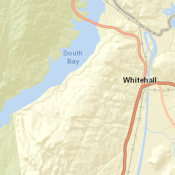 Whitehall New York Street Map