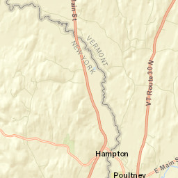 Hampton New York Street Map