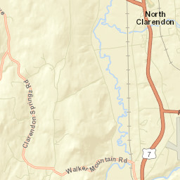 Rutland County Street Map