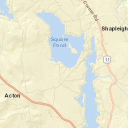 Acton Street Map