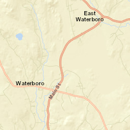 Waterboro Street Map