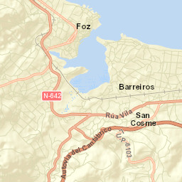Barreiros Street Map
