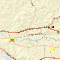 Labatut Street Map