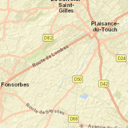 La Salvetat-Saint-Gilles Street Map