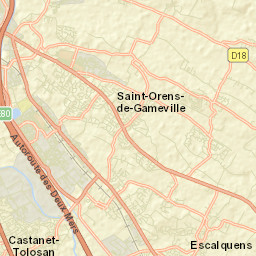 Saint-Orens-de-Gameville Street Map