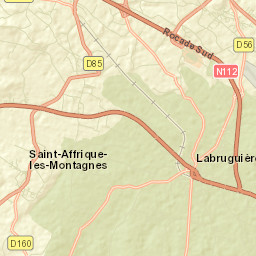 Labruguière Street Map