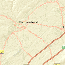 Fabrègues Street Map