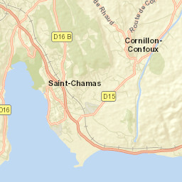 Saint-Chamas Street Map