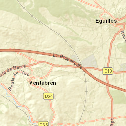 Éguilles Street Map