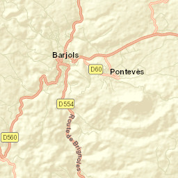 Barjols Street Map