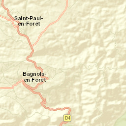 Saint-Paul-en-Forêt Street Map