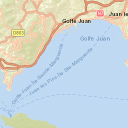 Vallauris Street Map