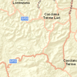 Crespina Street Map