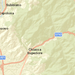 Subbiano Street Map