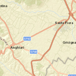 Anghiari Street Map