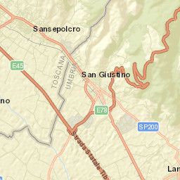 Sansepolcro Street Map