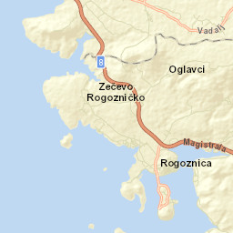 Rogoznica Općina Street Map