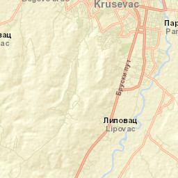 Kruševac Street Map