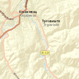 Knjazevac Street Map