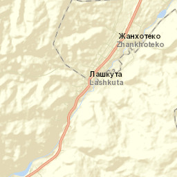 Zhankhoteko Street Map