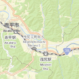 Akabira-shi Street Map