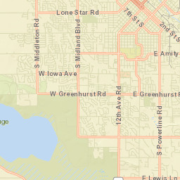 Nampa Street Map