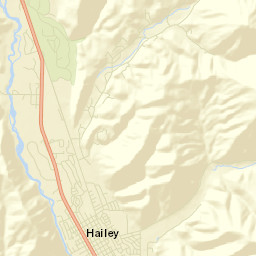 Hailey Street Map