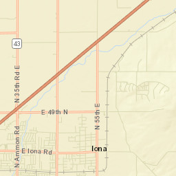 Iona Street Map