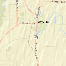 Mayville Street Map