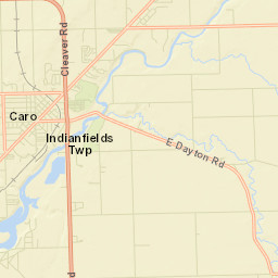 Caro Street Map