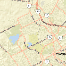Waterloo Street Map
