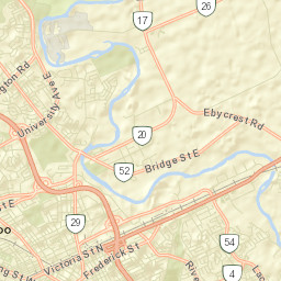 Regional Municipality of Waterloo Street Map