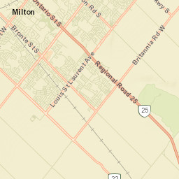 Halton Street Map