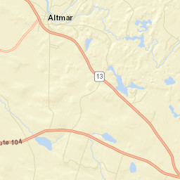 Altmar New York Street Map