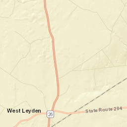 West Leyden New York Street Map