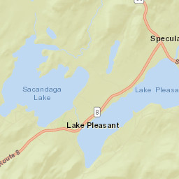 Speculator New York Street Map