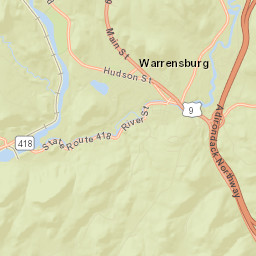Warrensburg New York Street Map