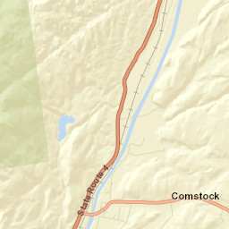 Comstock New York Street Map