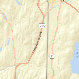 Raceville New York Street Map