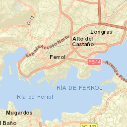 Narón Street Map