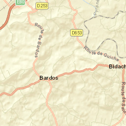 Bardos Street Map