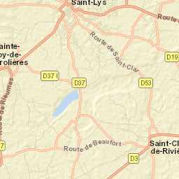Saint-Lys Street Map
