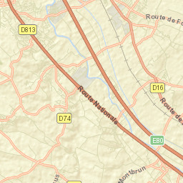 Pompertuzat Street Map