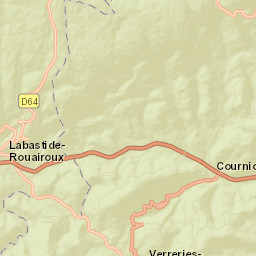 Labastide-Rouairoux Street Map