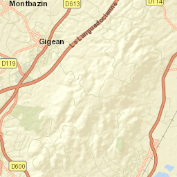 Gigean Street Map
