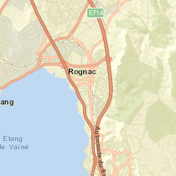 Rognac Street Map