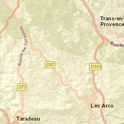 Taradeau Street Map