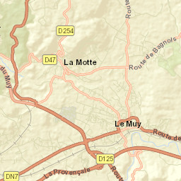 Le Muy Street Map